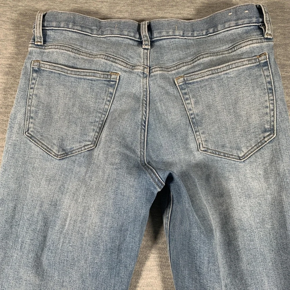 Banana Republic Jeans Mens 33x31 (33x32) Slim Taper Stretch Denim Pants‎ Blue